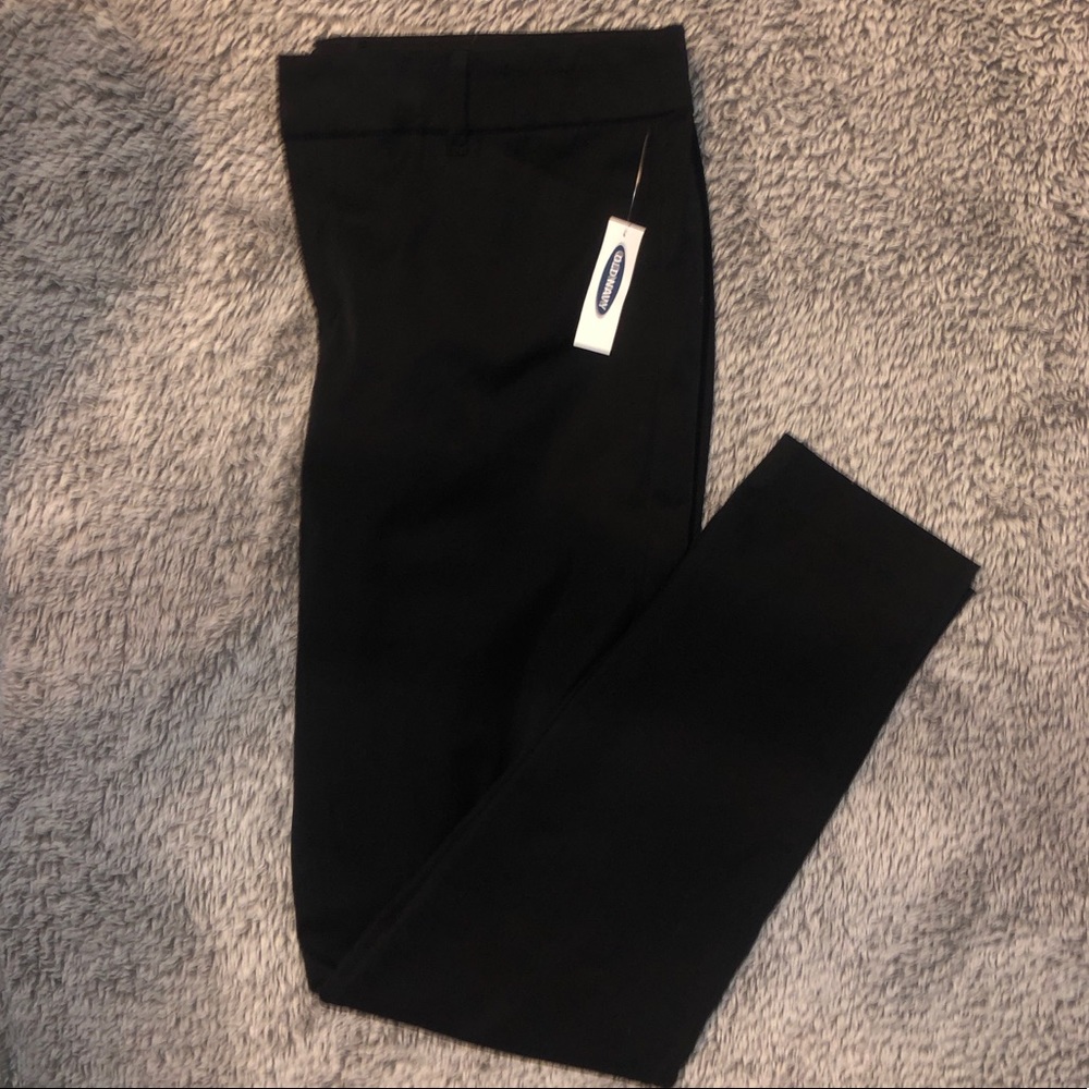 Jet Black Skinny Dress/Work Pants